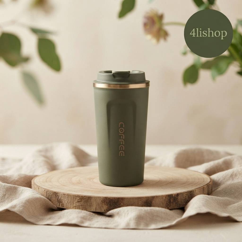 تراول ماگ Coffee کافی درجه دار استیل ۵۱۰ML