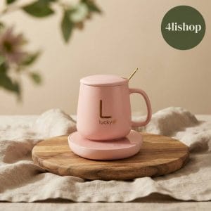 ماگ حرارتی لاکی ظرفیت ۴۰۰ میلی لیتر سرامیکی (جعبه کادویی)